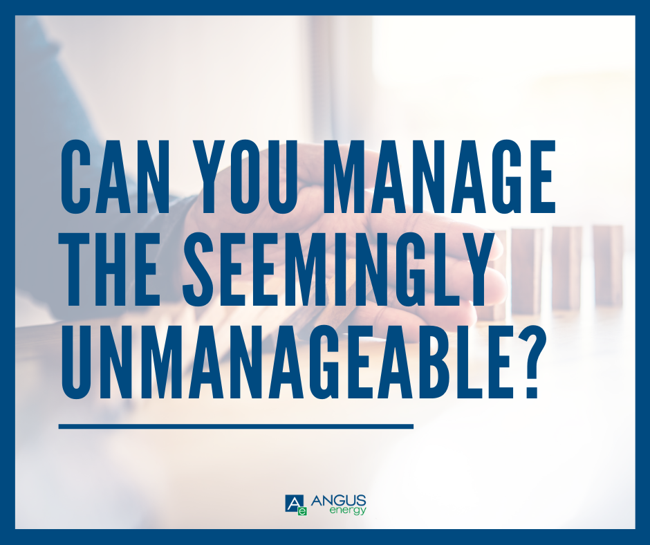 CAN YOU MANAGE THE SEEMINGLY UNMANAGEABLE?